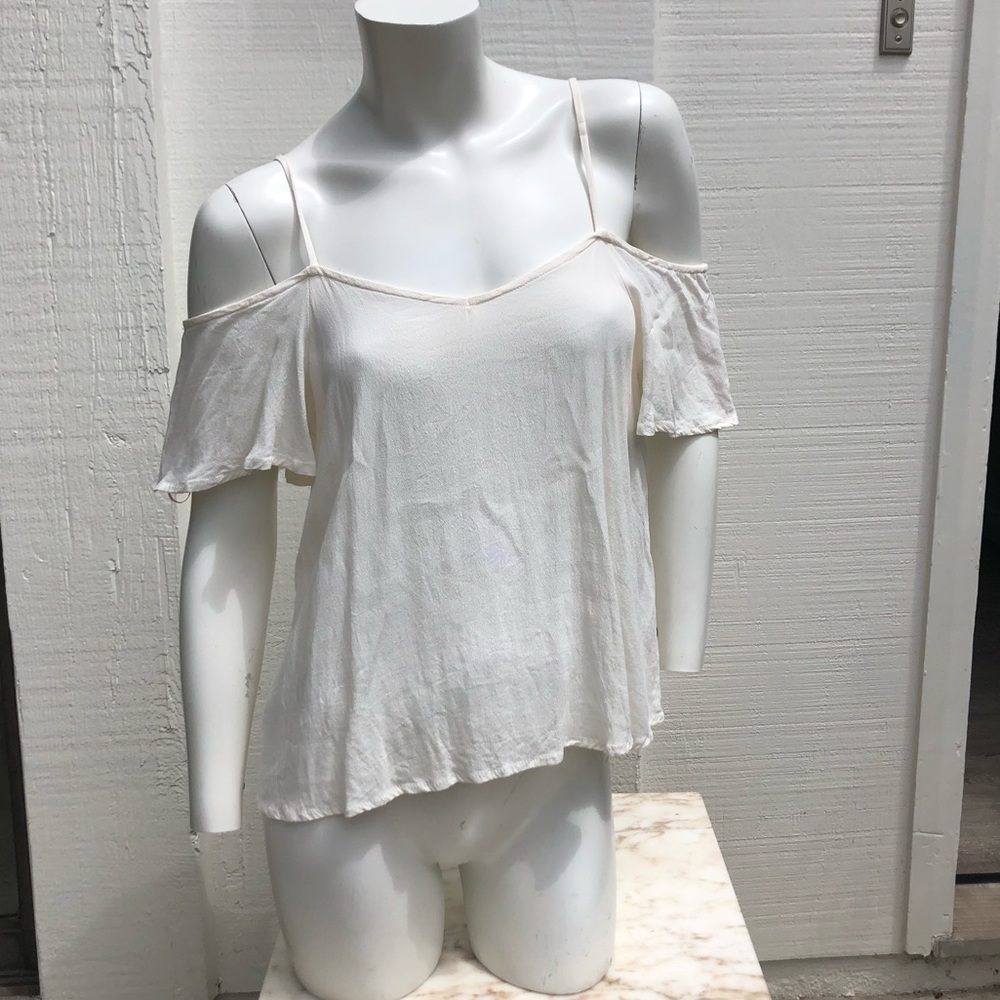 New White Off the Shoulder Top